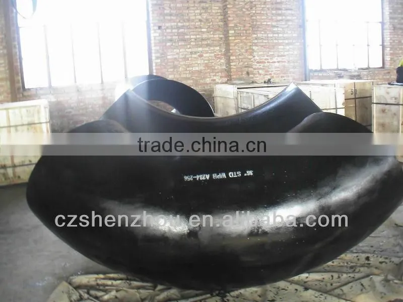 cangzhou carbon steel sch 80 elbow used in water project