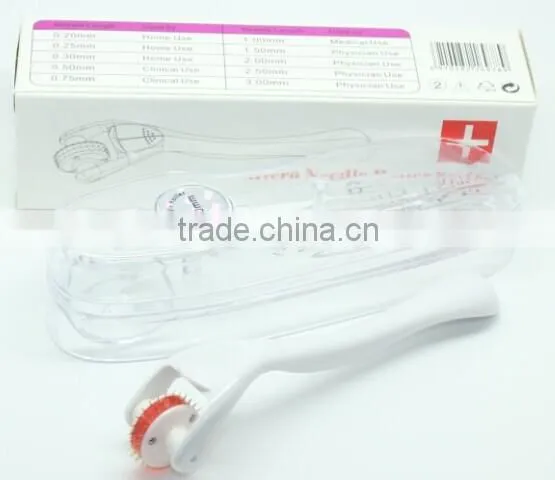 anti aging wrinkle removal 75 needles titanium micro derma roller for eye treatment