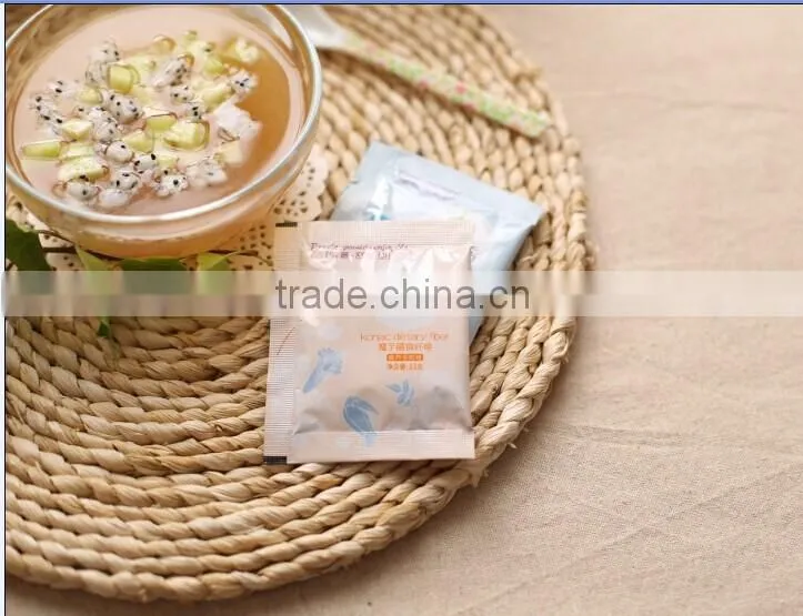 Fiber supplement powder with Glucomannan