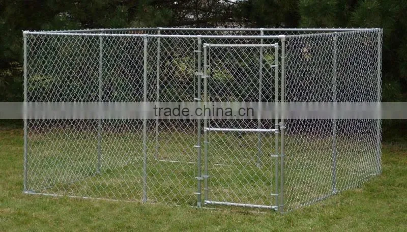 large outdoor hot-dipped galvanized chain link dog kennel