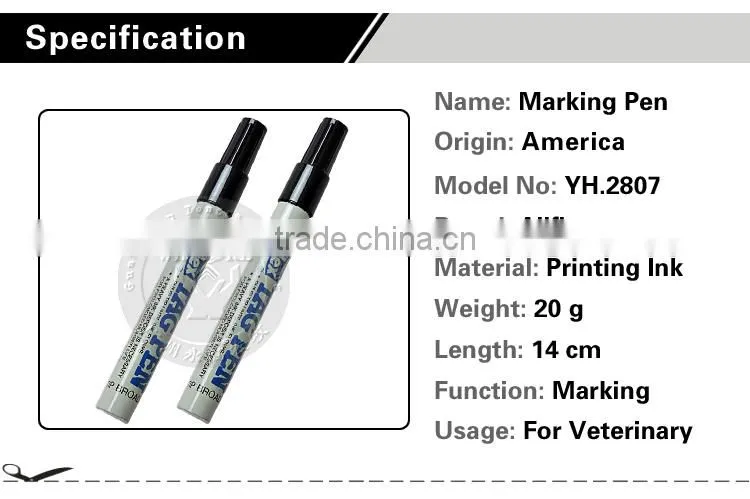 Animal ear tag marker pen pig equipment for livestock ear tag pen