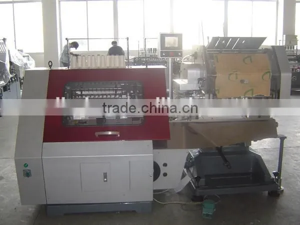 460 auto feeding book sewing press machine