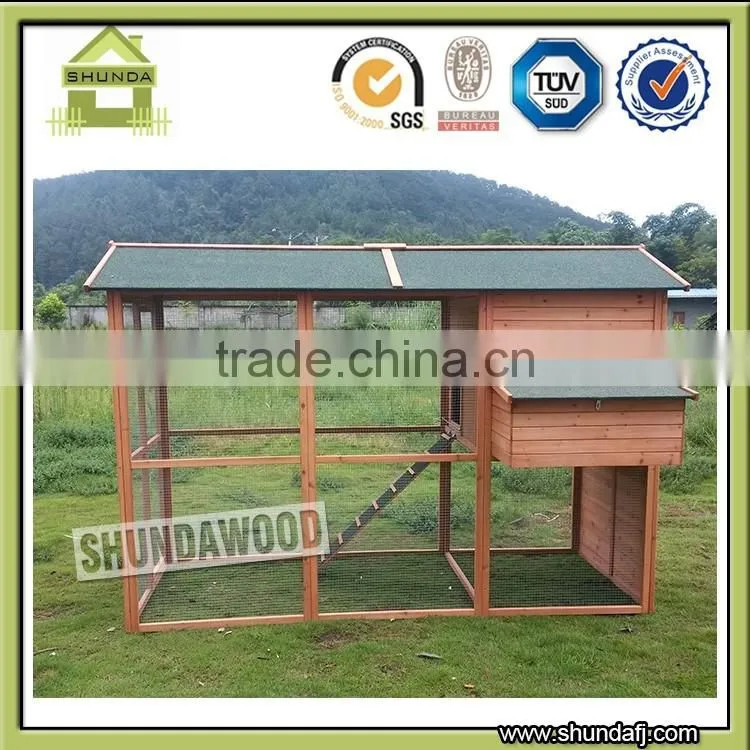 SDC08 Large outdoor cheap chinese waterproof wooden chicken coop