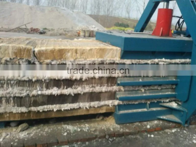 Mineral wool baler/ Mineral cotten baling press machine
