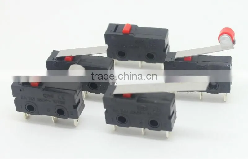 Micro switch 5A 250VAC with short lever