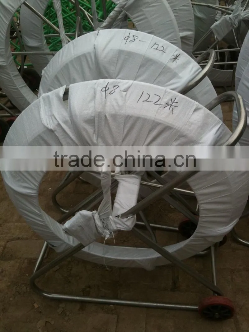 cable duct rodder/High strength Fiberglass duct rodder/Fiberglass push pull rod