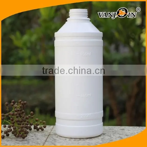 1000ML White HDPE Plastic Bottle for Pesticide and Chemical