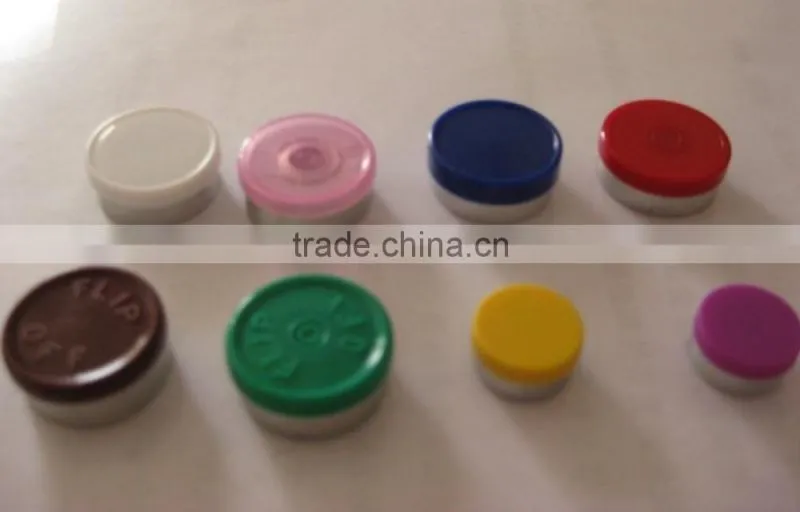 20mm Flip off cap of aluminium and plastic for medical vial and glass infusion bottle