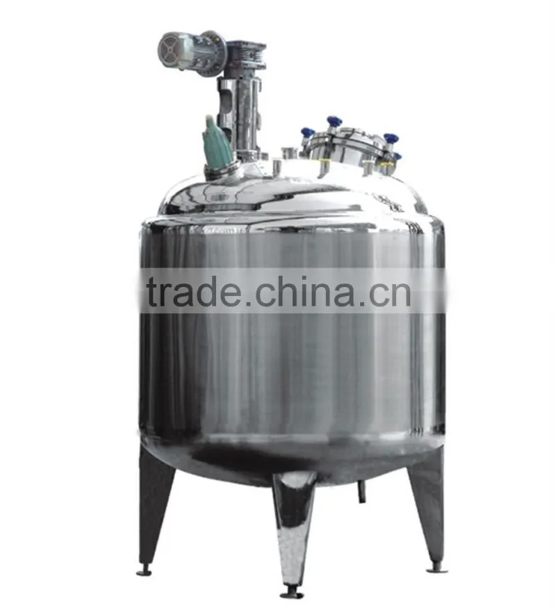 Food grade stainless steel cheese mixing tank with agitator