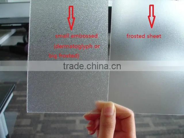 2mm/3mm Embossed polycarbonate sheet Decorative Material