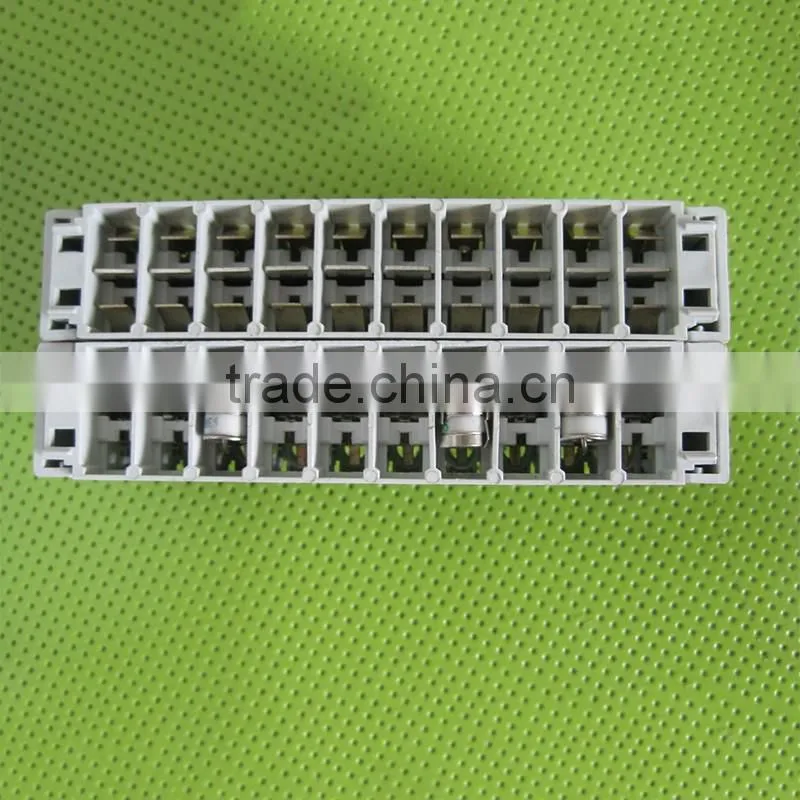 LSA 10 pair overvoltage Protection(Protector) Magazine 2 /10, 3 Pole Arrester Magazine