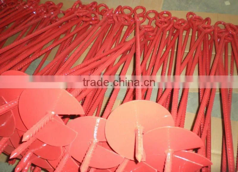 galvanized earth anchor