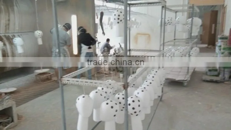 Fashional egg head Fabric cover mannequin for hat display