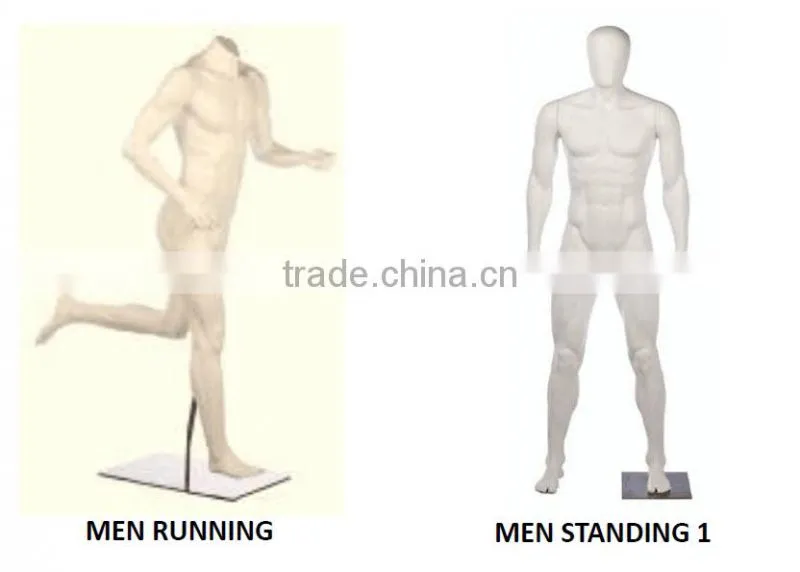 standing muscle running male mannequin display