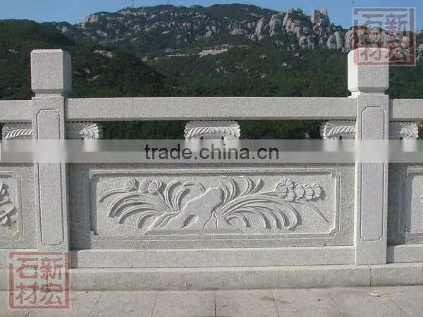 Stone balustrades and handrails