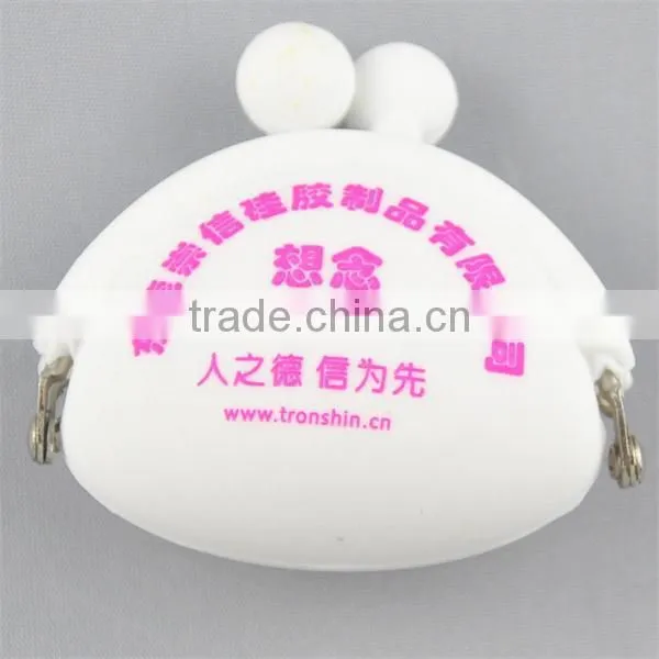 Small Cute Silicon Material Silicone Coin Ring Wallet