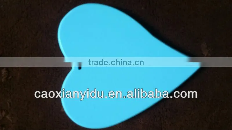 Blue Wooden Heart Wooden Letter Household Wedding Decoration