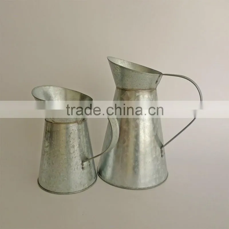 FB0001 flower galvanized metal bucket with handle Pot Planter