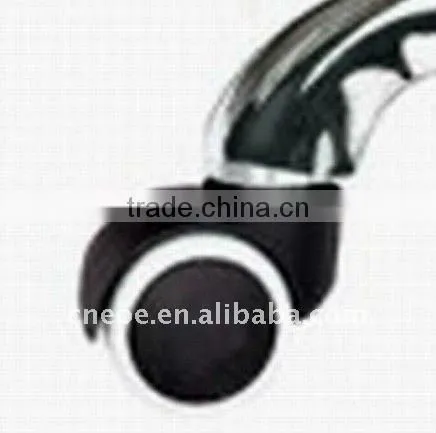 Black color swivel armless chairs item 6100A