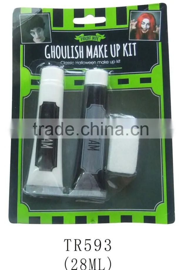 Halloween party eco-friendly 3 colors makeup face paints set