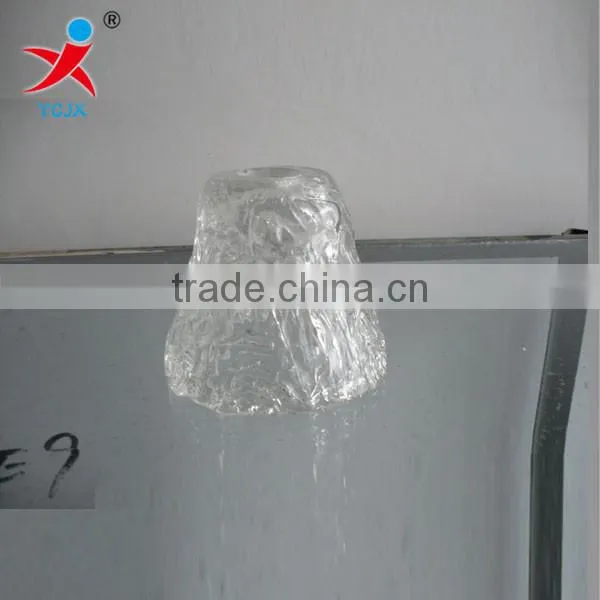 Supply on the surface of wire drawing transparent glass lampshade/white material glass lamp shade