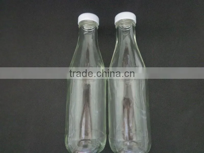 clear tomato jam glass bottle