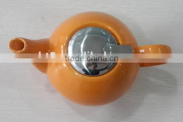 BTHJC-1 Ceramic 1.2L with stainless steel lid and infuser teapot