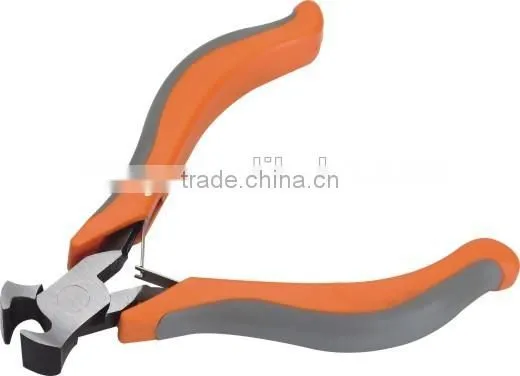 European type double color PVC dipped handle mini flat nose pliers