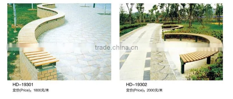 (HD-19903) advertising park bench / promotional metal bench