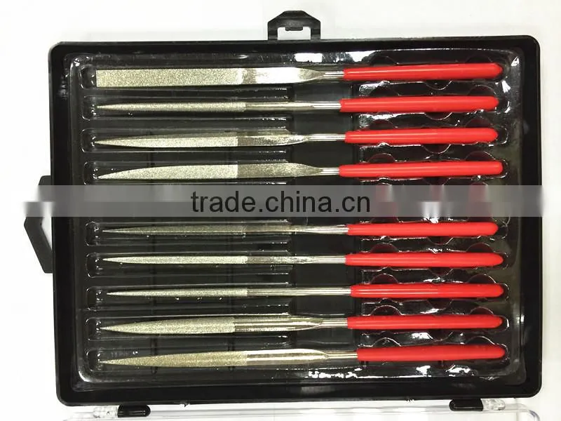 10pcs/set Electroplated Diamond Needle Files for house repairing
