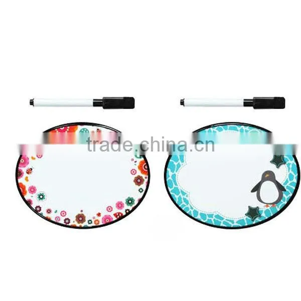 2013 hot selling cheap oval children white board