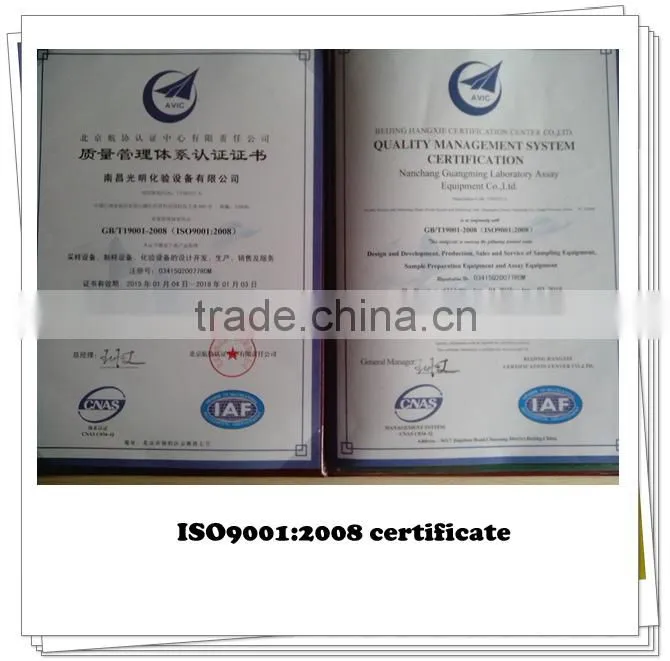Hermetic design dustless sample splitter dividing ore and coal for analysis in laboratory