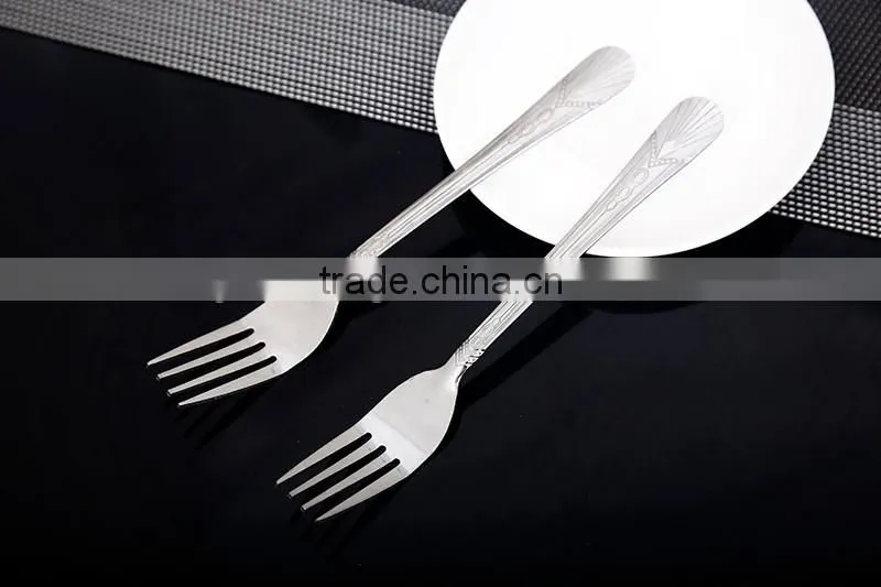 Hot selling Silver Stainless Steel Cake Fruit Forks fully stock stainless steel fork Fruit fork Stainless Steel Hotel Cutlery