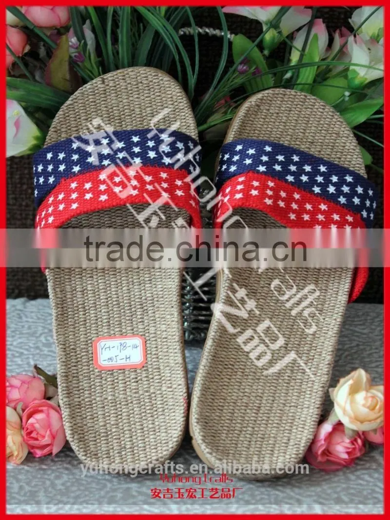 hot selling bamboo slippers for promotion