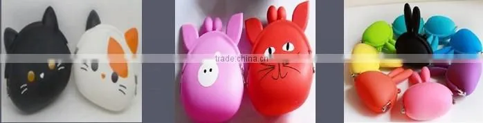 Hot sale Waterproof Makeup Silicone Wallets for Women