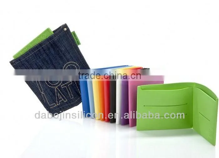 promotional silicone wallet silicone lady wallet