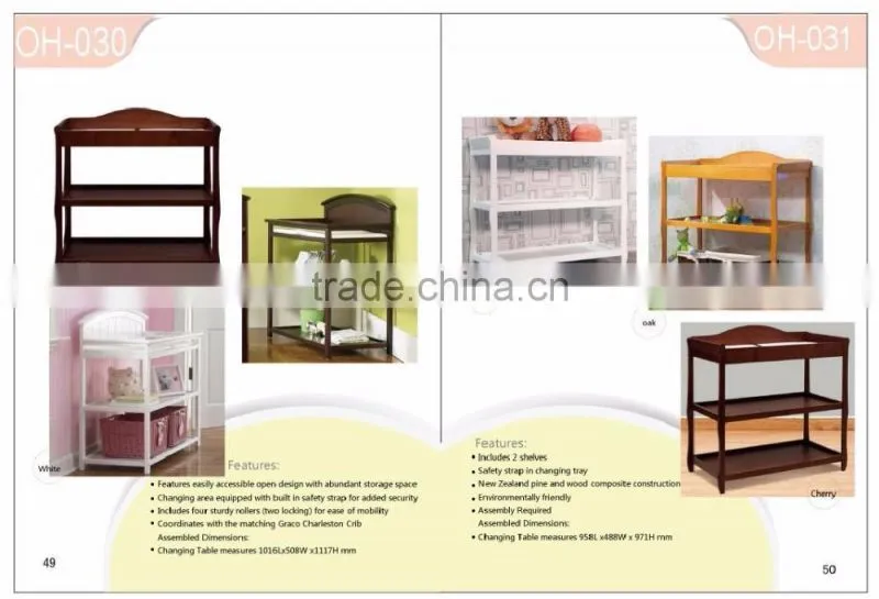 Baby Cribs, Convertible Baby Cot Bed change table
