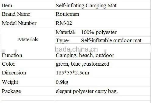 Camping Inflatable Air Mattress Camping Thin Mat