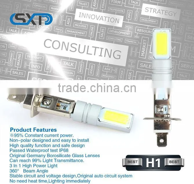 Car Led Fog Light H1 Factory Wholesale Alumina Universal Auto Led Fog Light Top Quality