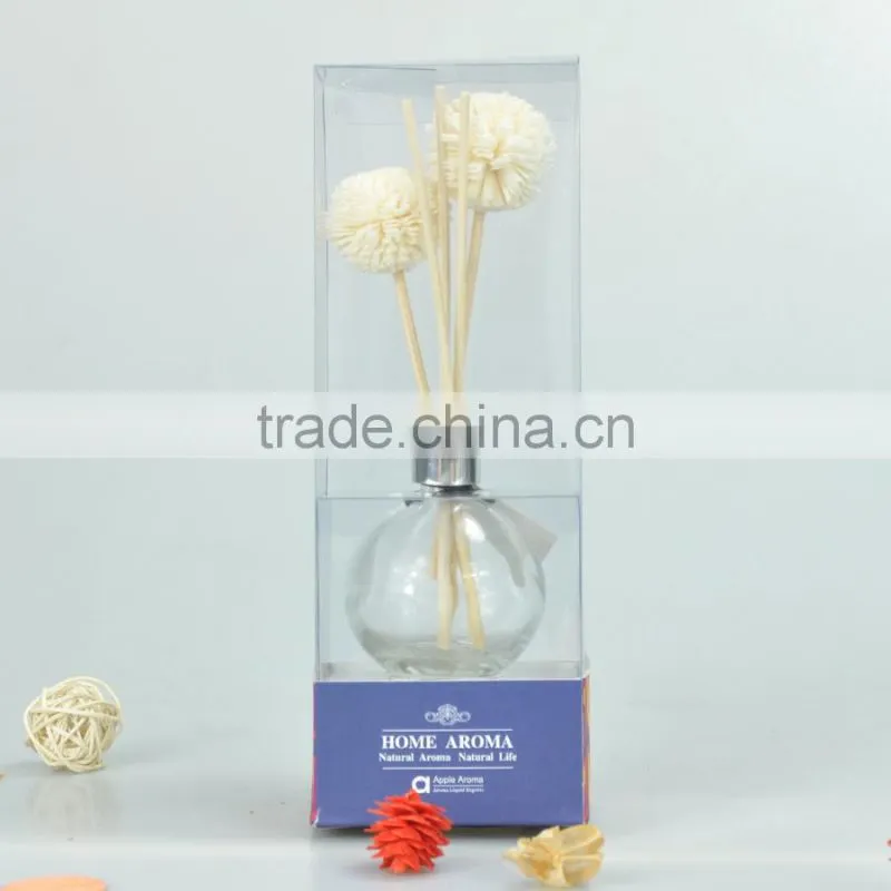 fragrance oil air freshener aroma diffuser with sola flower diffuser PET bottle