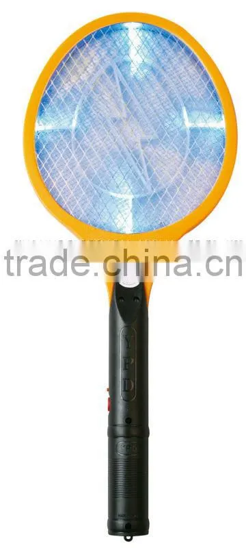 ZHOUYU rechargeable electric mosquito swatter with LED light