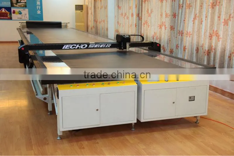 iecho Flatbed Cutting Machine for Soft PVC Coated & PTFE ETFE Fabric