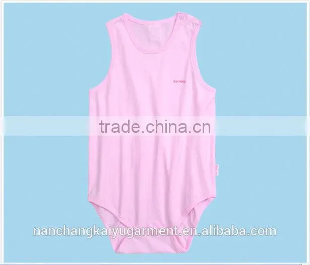 wholesale plain organic cotton baby rompers