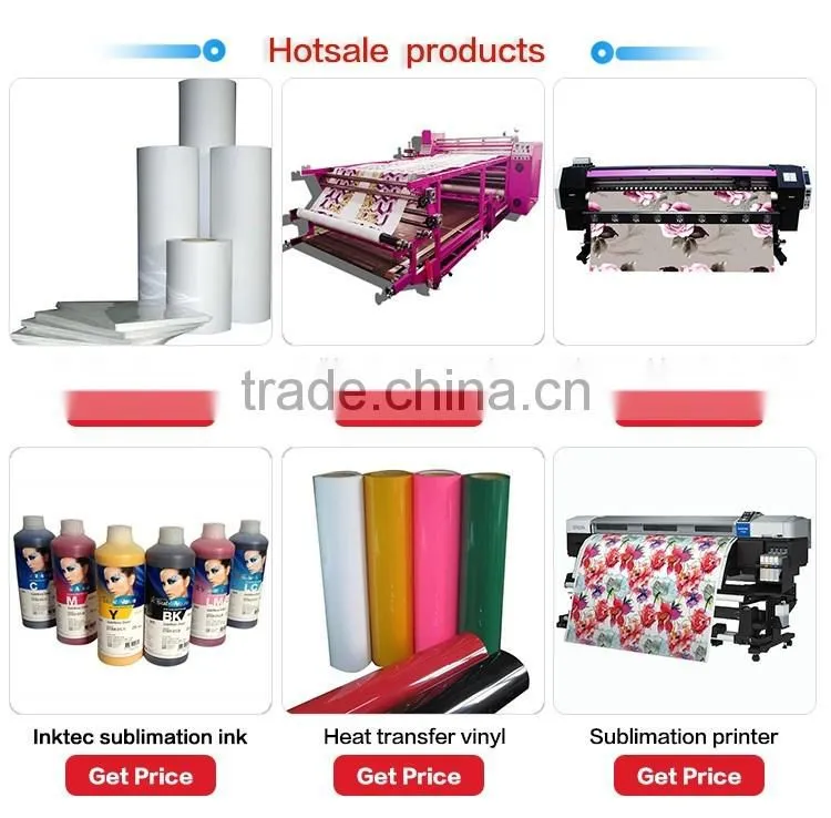 Factory price sublimation tacky paper 44 inch roll