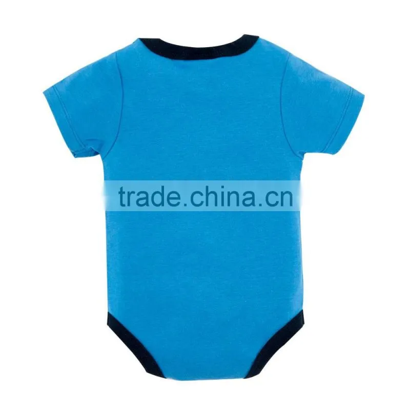 2017 Factory Cheap High Quality Baby Clothes Newborn Infant O-neck Short Sleeve Colorful Baby Snap Crotch Bodysuit