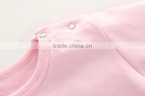 baby girls adorable pink cow printing wholesale good quality baby summer rompers