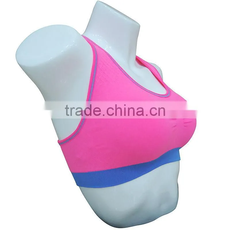 Hot sale seamless woman underwear fitness bra lingerie wholesale ladies sport bra