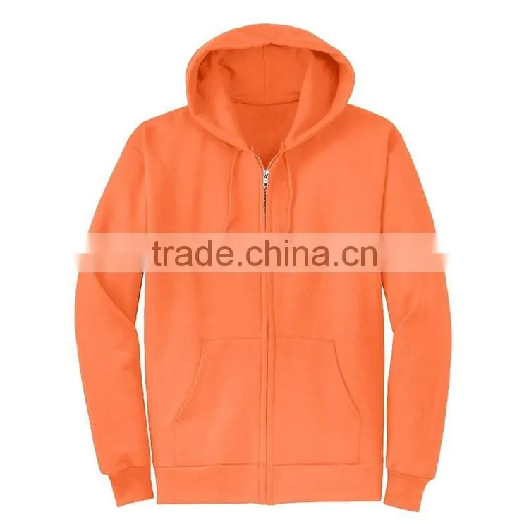 Blank Design Zip-up Fashion Style Wholesale Man Fleece Custom Hoodie Printing