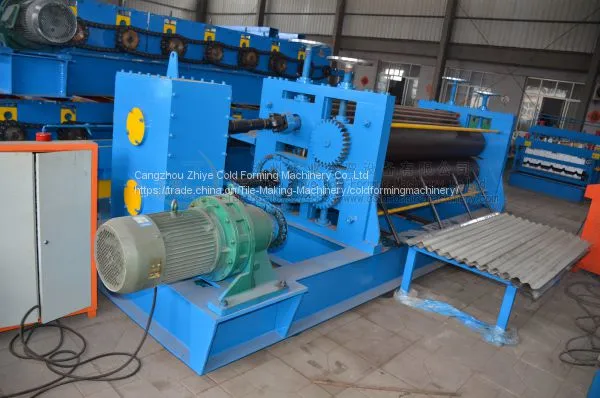 Barrel Steel Corrugated Sheet Profile Roll Forming Machinery