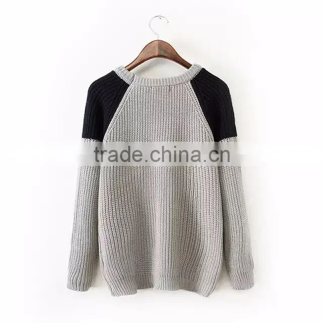 Newest Designs Girls Stylish Knitted Pullover Sweater